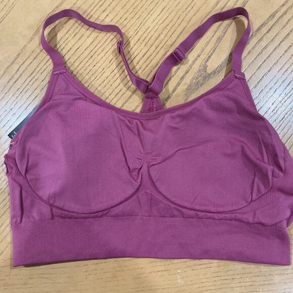 0394 New Women's New Balance Purple Sports Bra - Picture 11 of 11